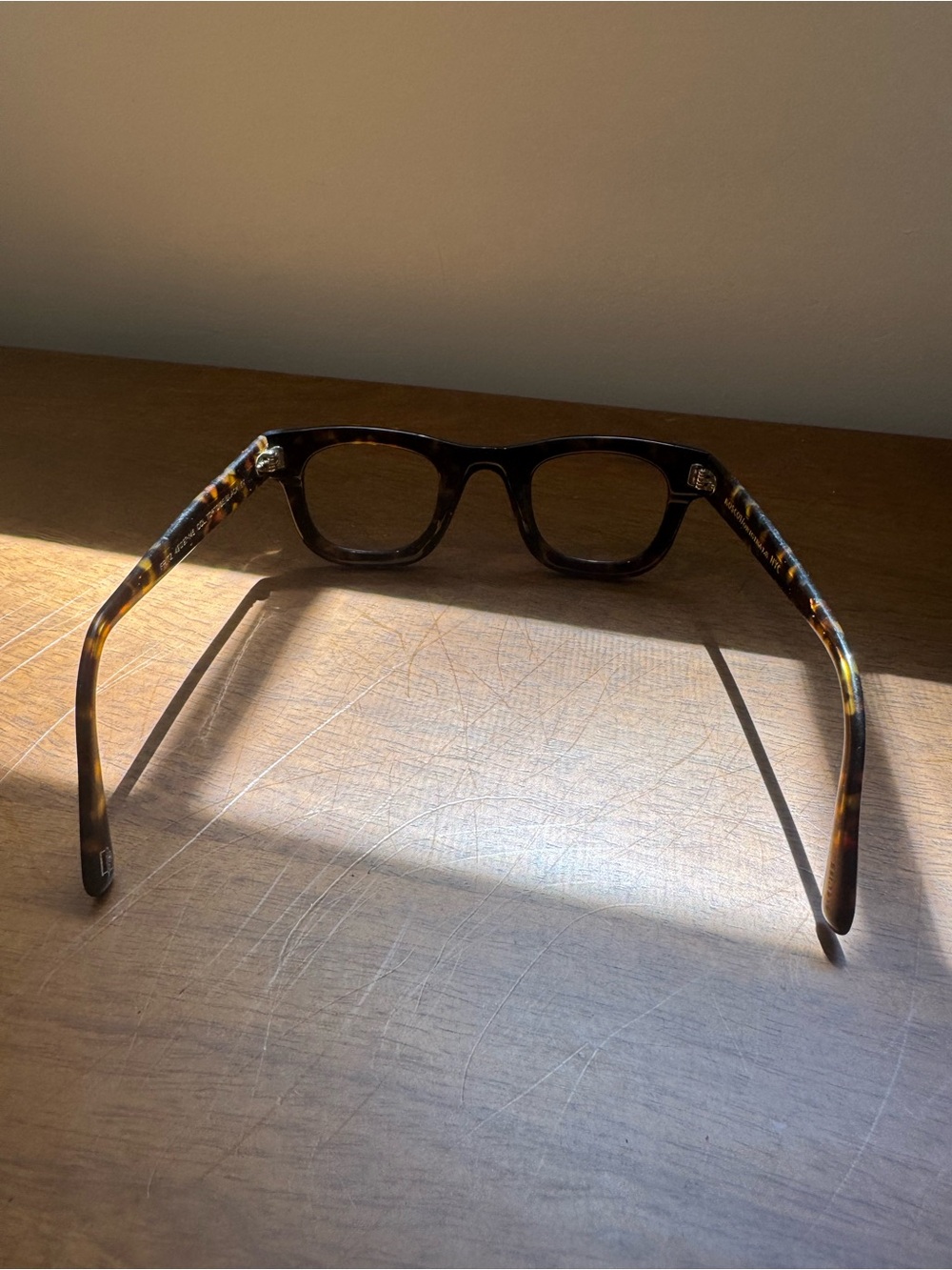 MOSCOT FRITZ 42 Tortoiseshell Square Frame Glasses in - Picture 3 of 8